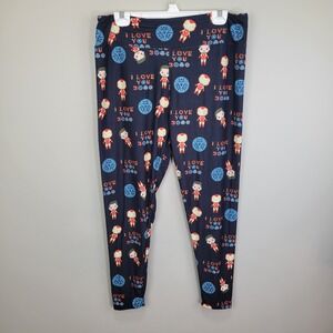 P&S Superhero‎ Polyester Spandex Ankle Leggings Extra Tall And Curvy